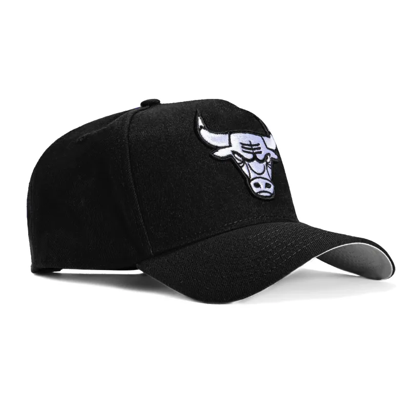 New Era 9Forty A-Frame Chicago Bulls Snapback Hat - Black, White sold by Hat Club