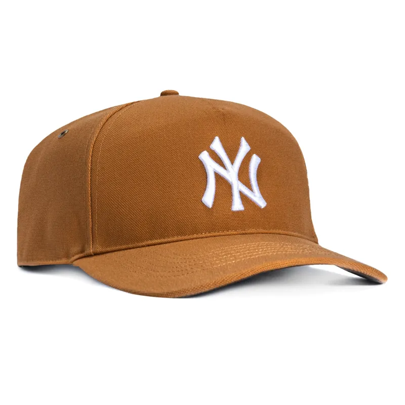 47 Brand x Carhartt New York Yankees Hitch Adjustable Snapback Hat - Brown sold by Hat Club