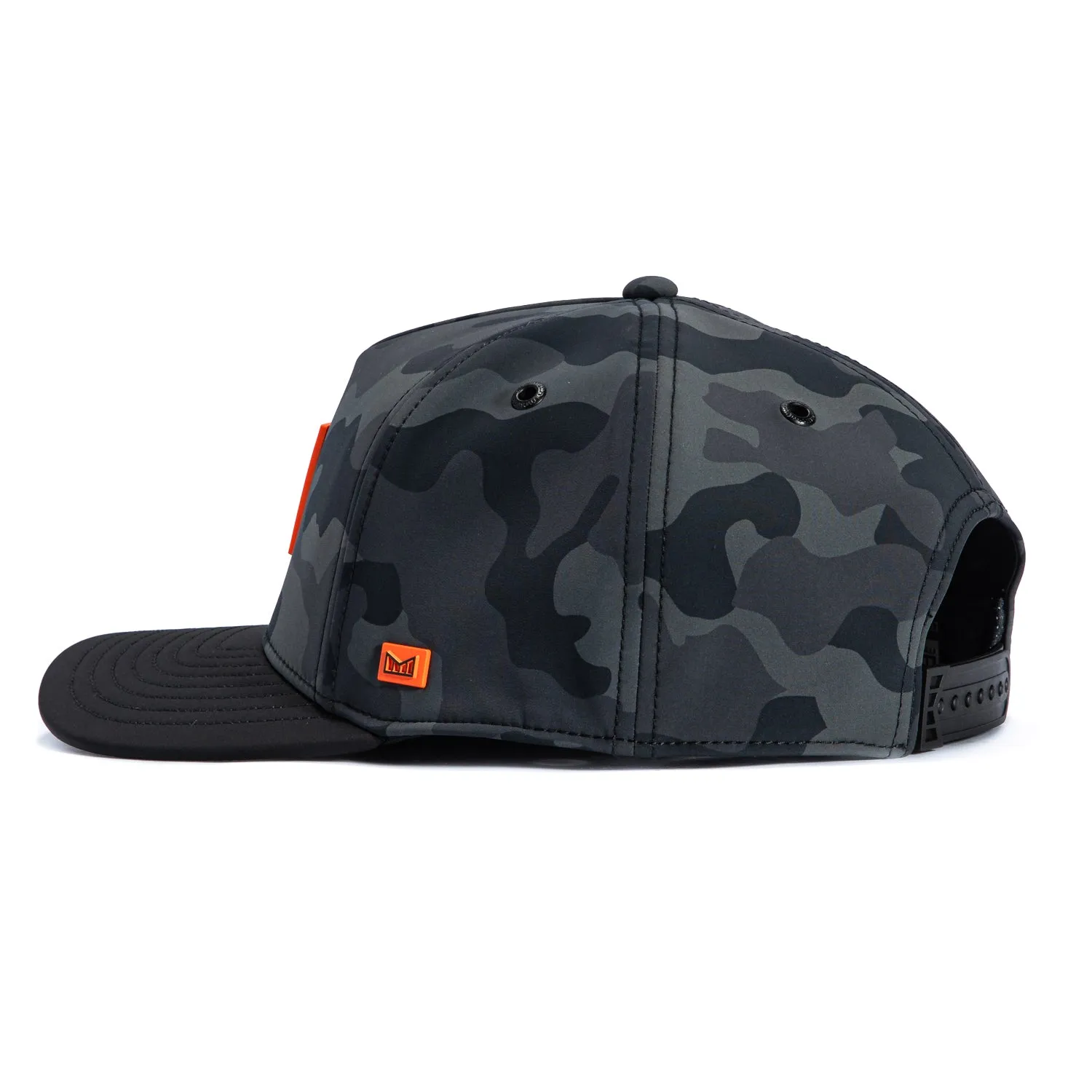 Melin Thermal Odysea Stacked Infinite Snapback Hat - Black, Camo sold by Hat Club product image thumbnail 2