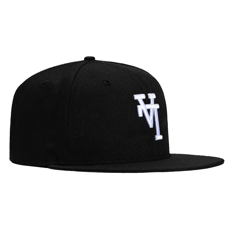 New Era 59Fifty Los Angeles Dodgers Upside Down Hat - Black, White sold by Hat Club