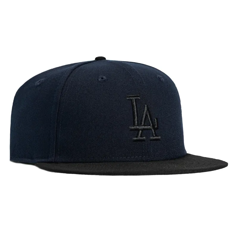 New Era 59Fifty Los Angeles Dodgers Hat - Navy, Black sold by Hat Club