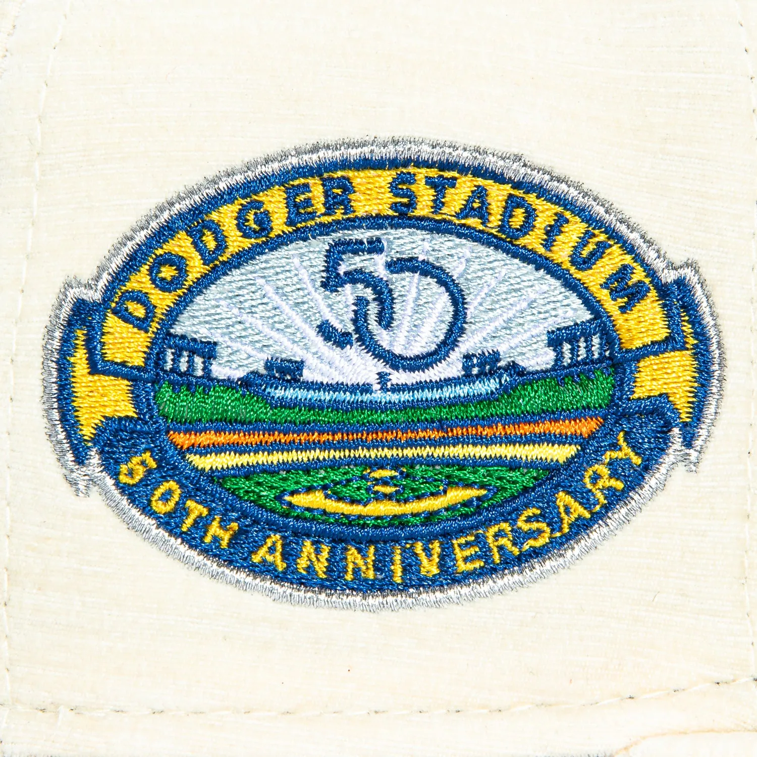 New Era 59Fifty Holiday Party Los Angeles Dodgers 50th Anniversary Stadium Patch Hat - White sold by Hat Club product image thumbnail 5