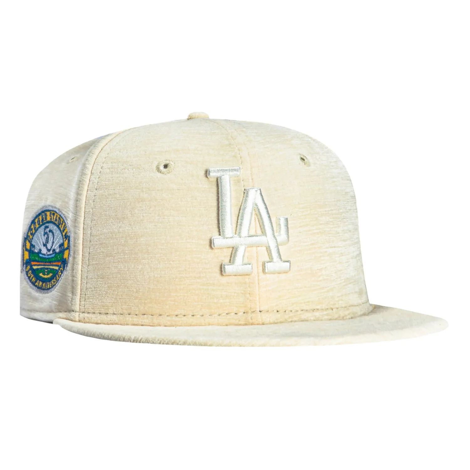 New Era 59Fifty Holiday Party Los Angeles Dodgers 50th Anniversary Stadium Patch Hat - White sold by Hat Club