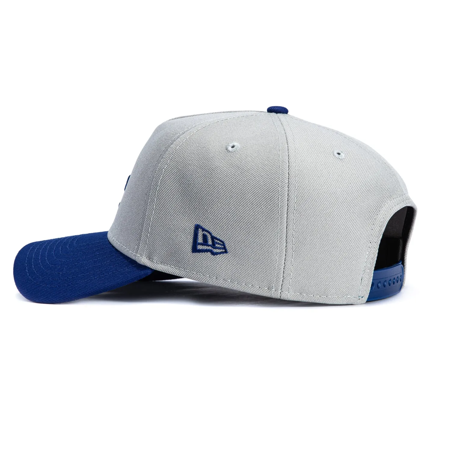 New Era 9Forty A-Frame Los Angeles Dodgers 2025 World Series Champions Flags Patch Snapback Hat - Grey, Royal sold by Hat Club product image thumbnail 2