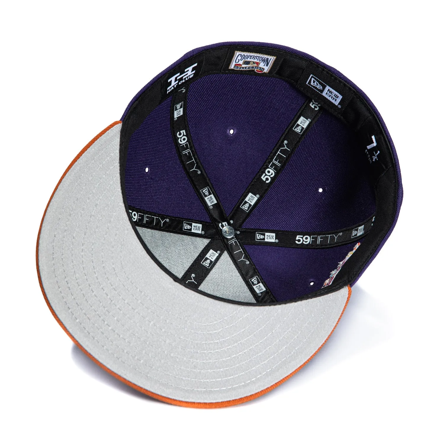 New Era 59Fifty Chicago Cubs 1990 All Star Game Patch Sugar Skull Hat - Purple, Burnt Orange sold by Hat Club product image thumbnail 2