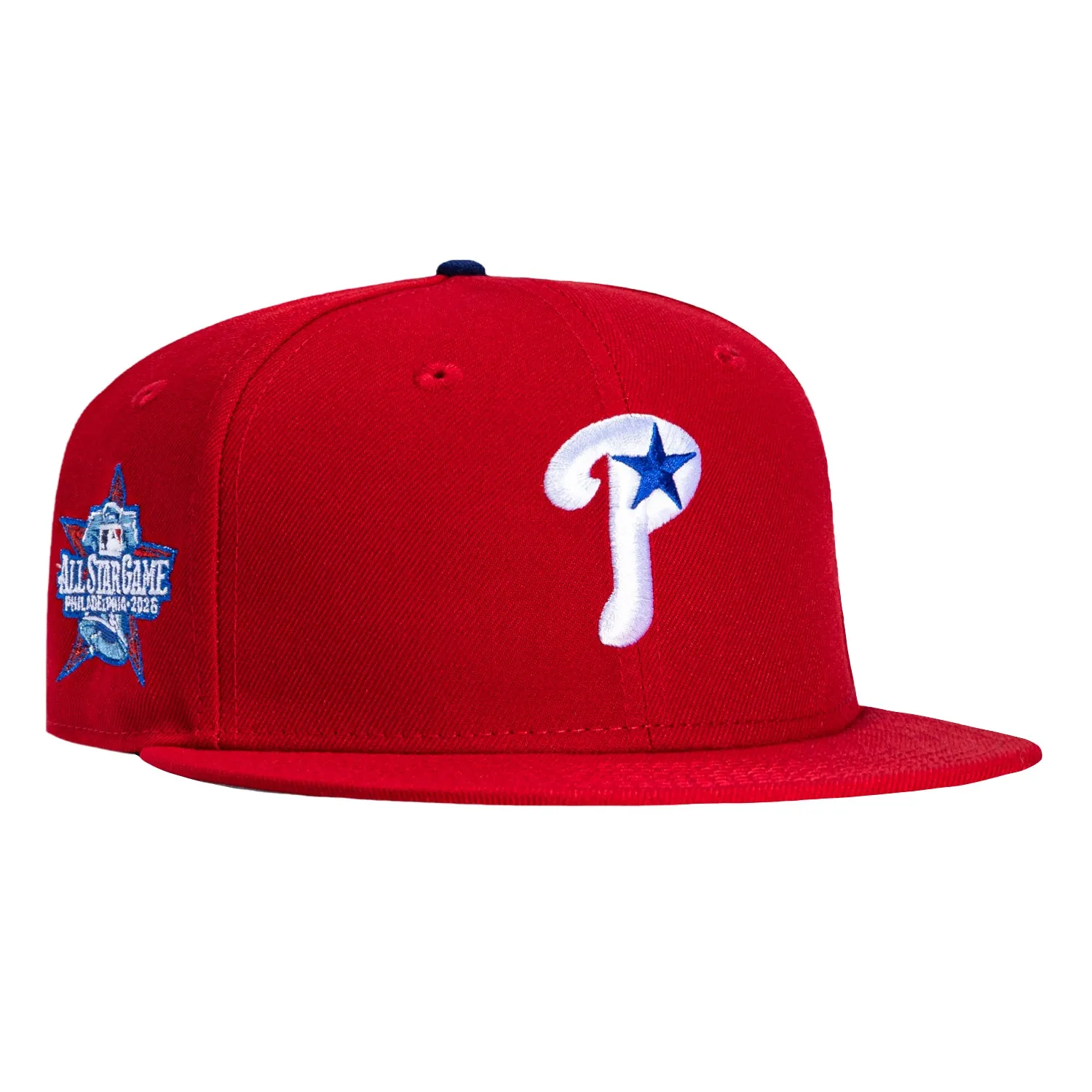 New Era 59Fifty Philadelphia Phillies 2026 All Star Game Patch Alternate Hat - Red sold by Hat Club