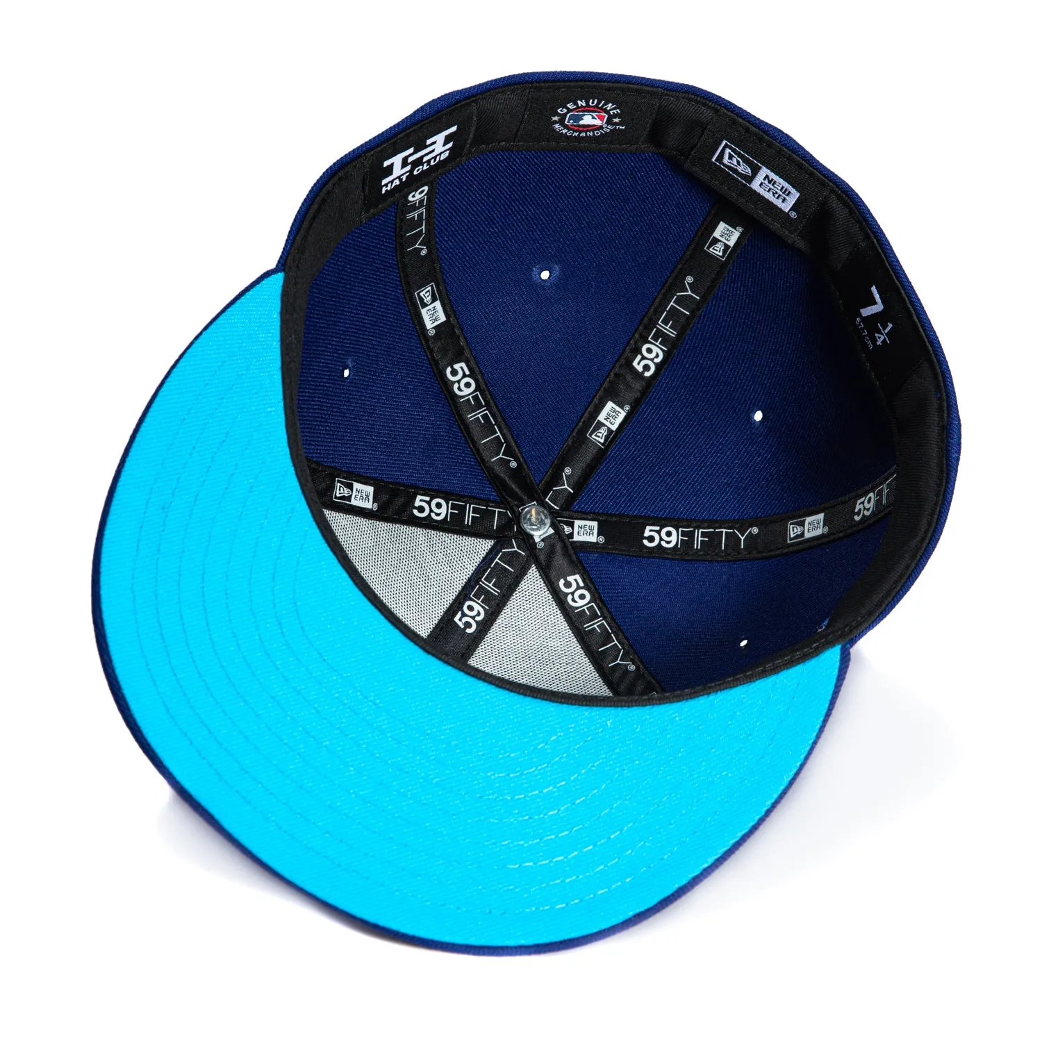 New Era 59Fifty Houston Astros Logo Patch Brick Neon Blue Undervisor Hat - Royal sold by Hat Club product image thumbnail 2