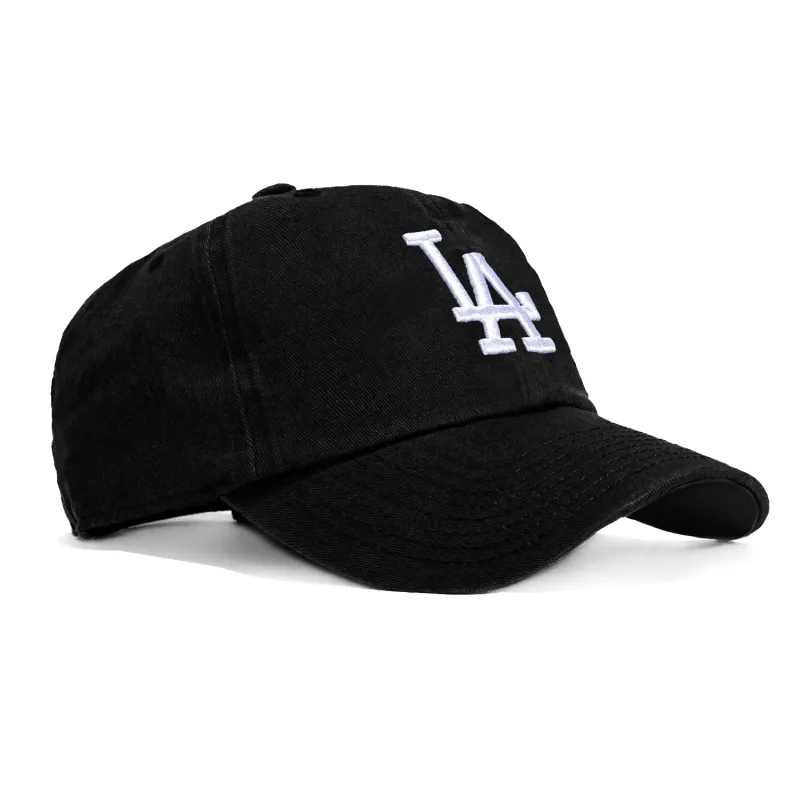 47 Brand Los Angeles Dodgers Adjustable Cleanup Hat - Black, White sold by Hat Club