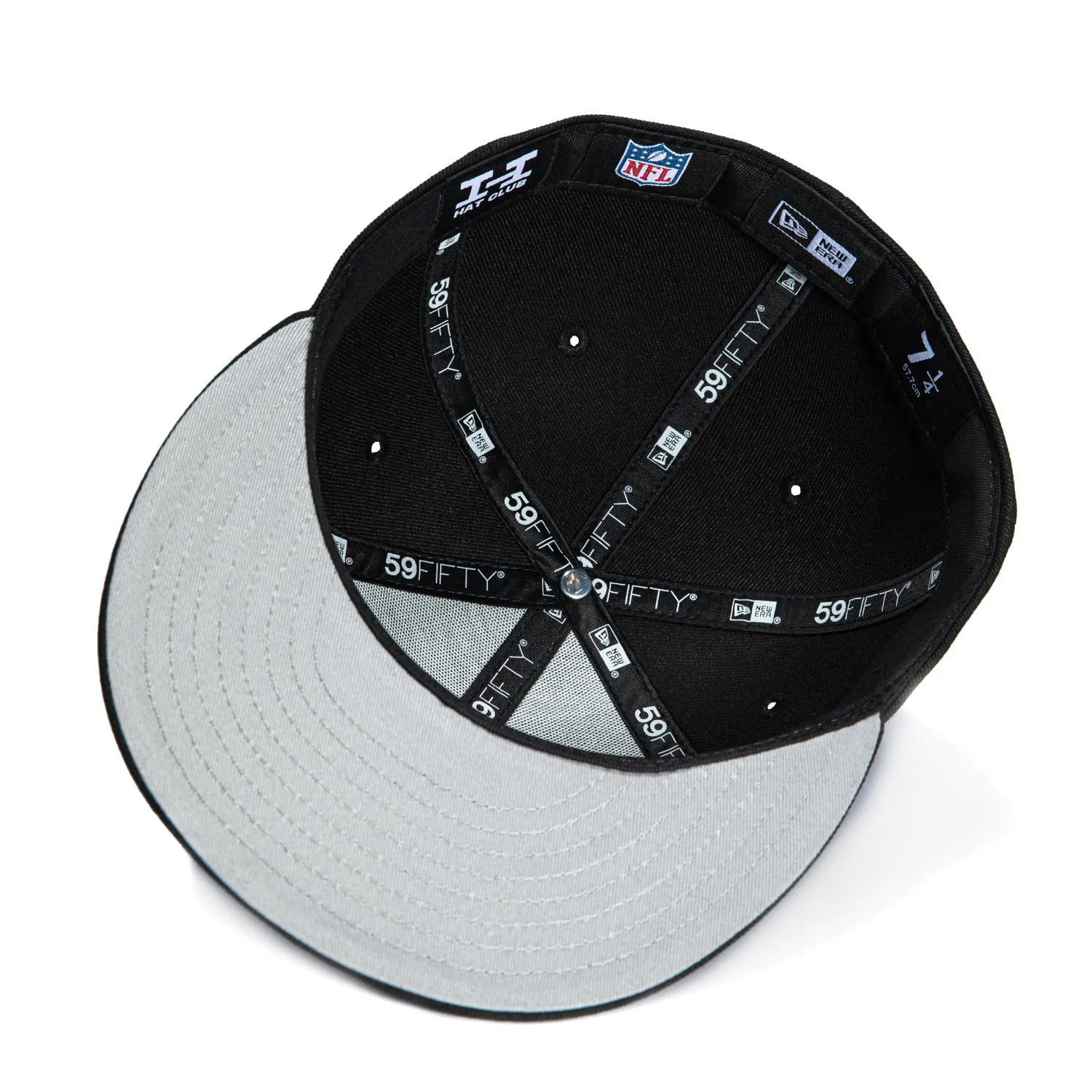 New Era 59Fifty Rivalry New York Jets Gotham City Football Patch Alternate Hat - Black, Metallic Silver sold by Hat Club product image thumbnail 2
