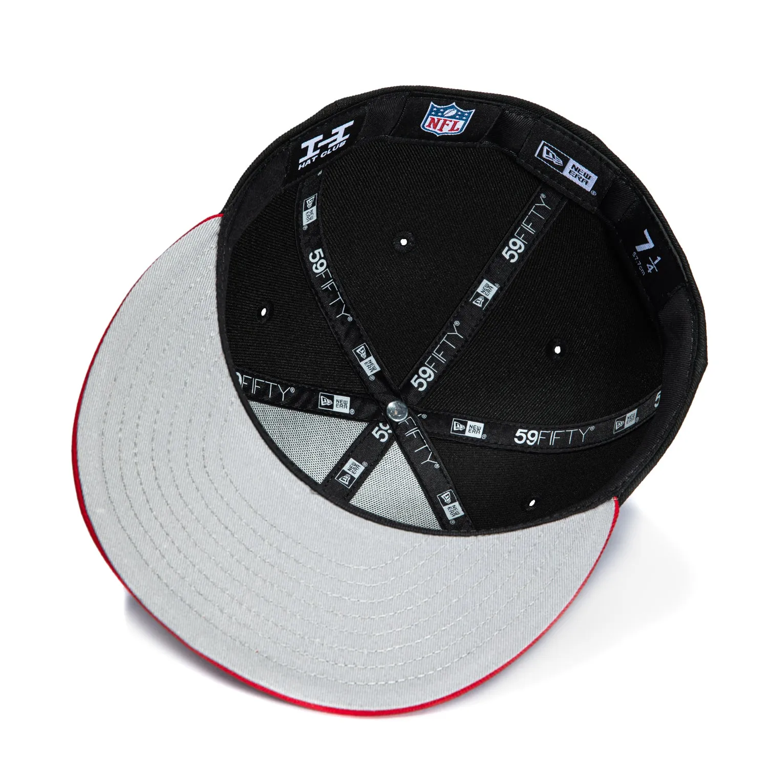 New Era 59Fifty Rivalry San Francisco 49ers SF Hat - Black, Red, Metallic Gold sold by Hat Club product image thumbnail 2