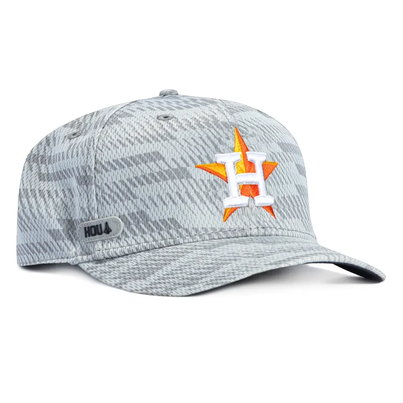 New Era 9Seventy 2025 Clubhouse Houston Astros Stretch-Snapback Hat - Grey made by New Era