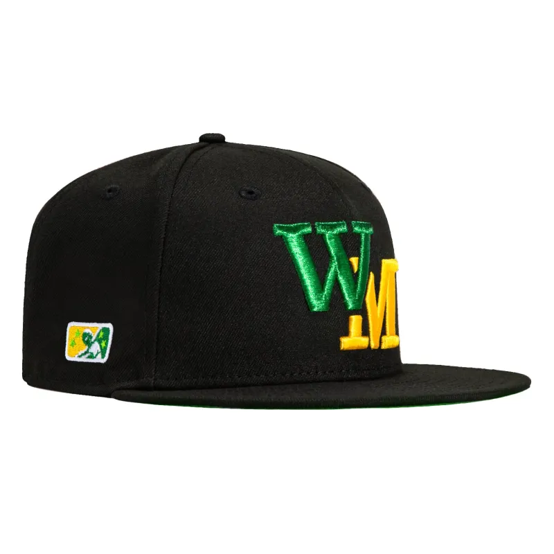 New Era 59Fifty Wichita Wind Surge Monrovians Hat - Black, Green, Gold sold by Hat Club