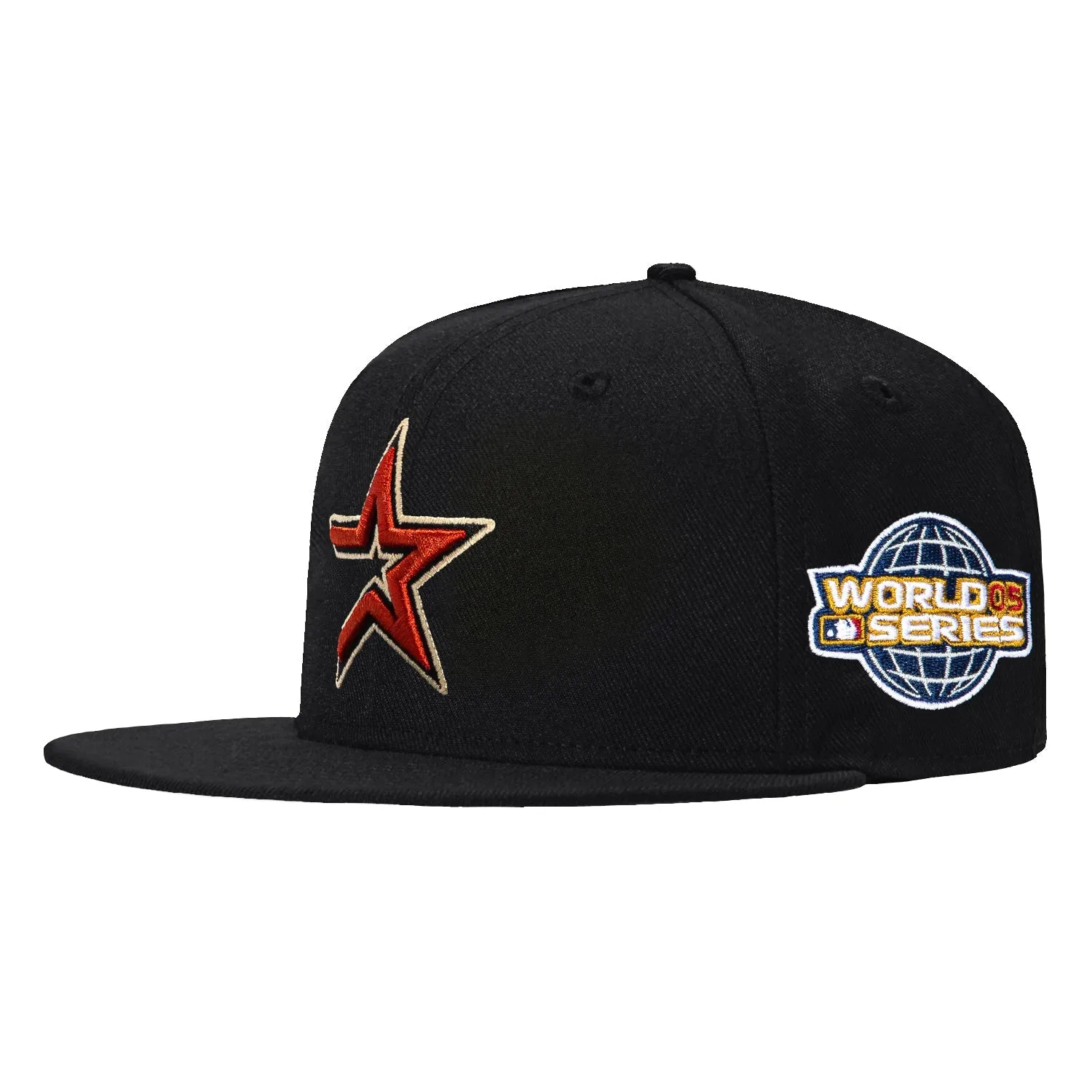 New Era 59Fifty Houston Astros 2005 World Series Patch Hat - Black sold by Hat Club