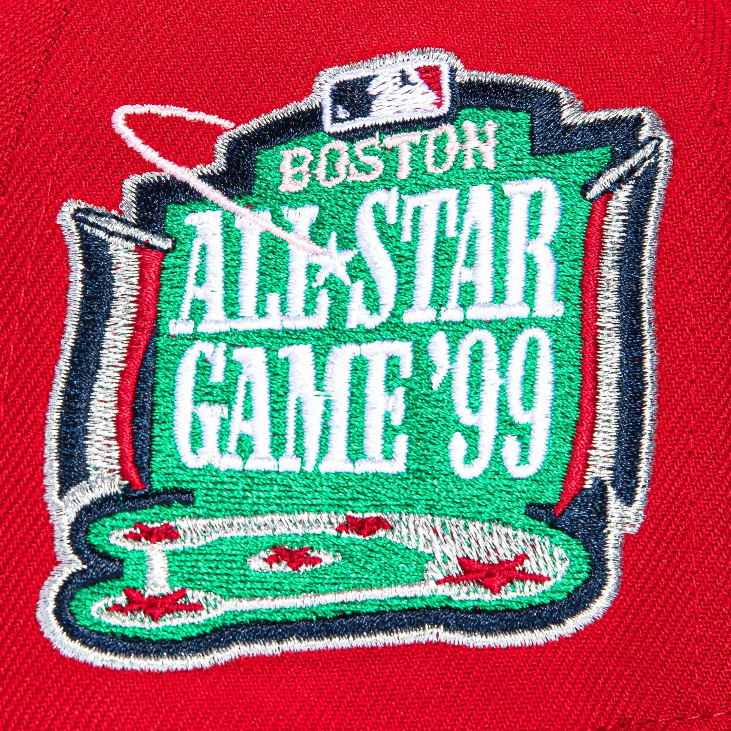 New Era 59Fifty Boston Red Sox 1999 All Star Game Patch Script Hat - Red, Navy sold by Hat Club product image thumbnail 5