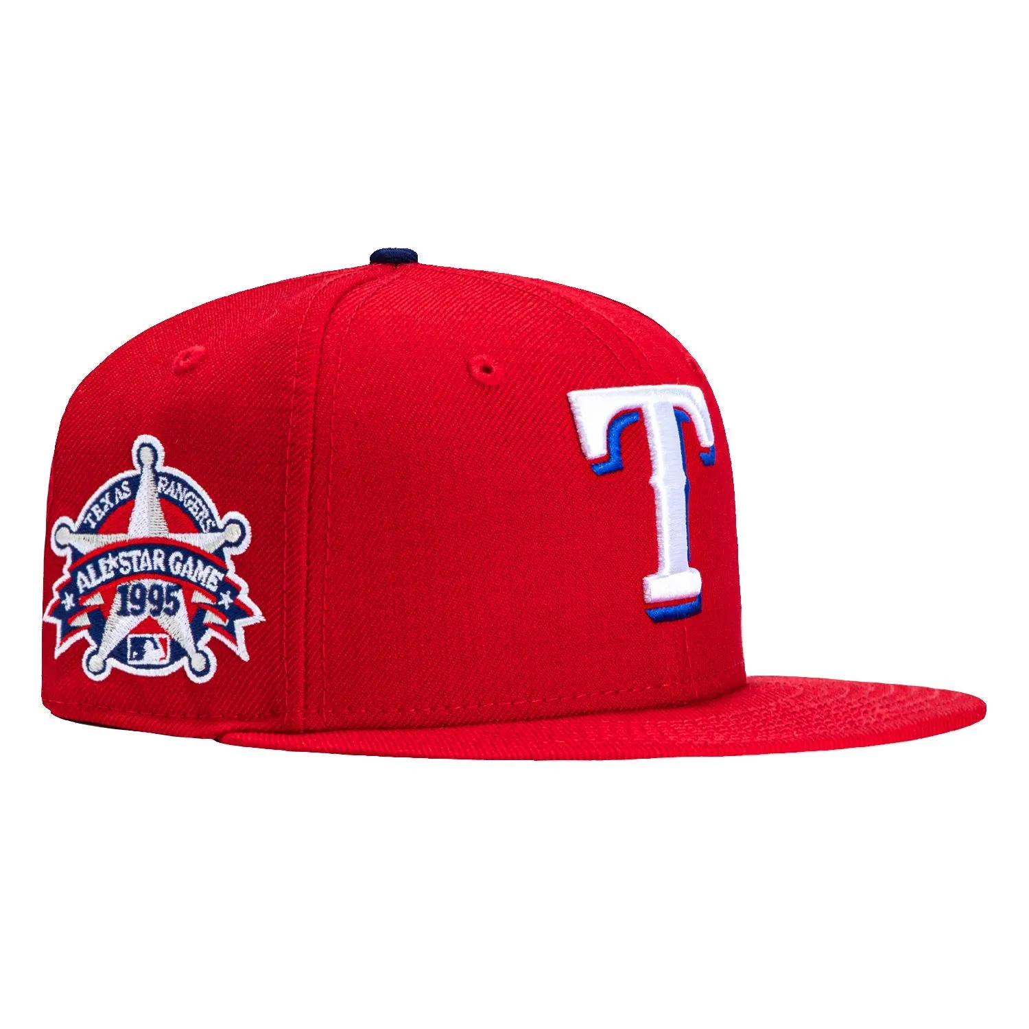 New Era 59Fifty Texas Rangers 1995 All Star Game Patch Hat - Red sold by Hat Club