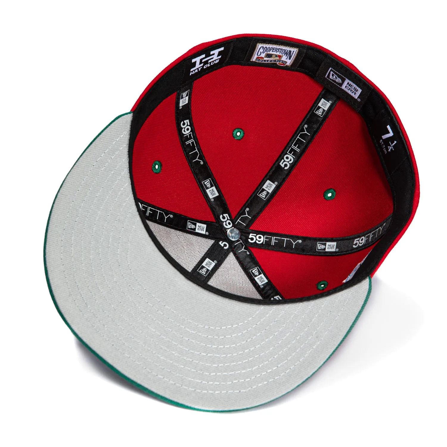 New Era 59Fifty Holiday Party Los Angeles Angels 40th Anniversary Patch 1997 Hat - Red, Kelly Green sold by Hat Club product image thumbnail 2