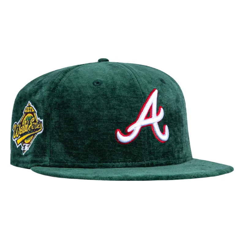 New Era 59Fifty Holiday Party Atlanta Braves 1995 World Series Patch Hat - Green sold by Hat Club