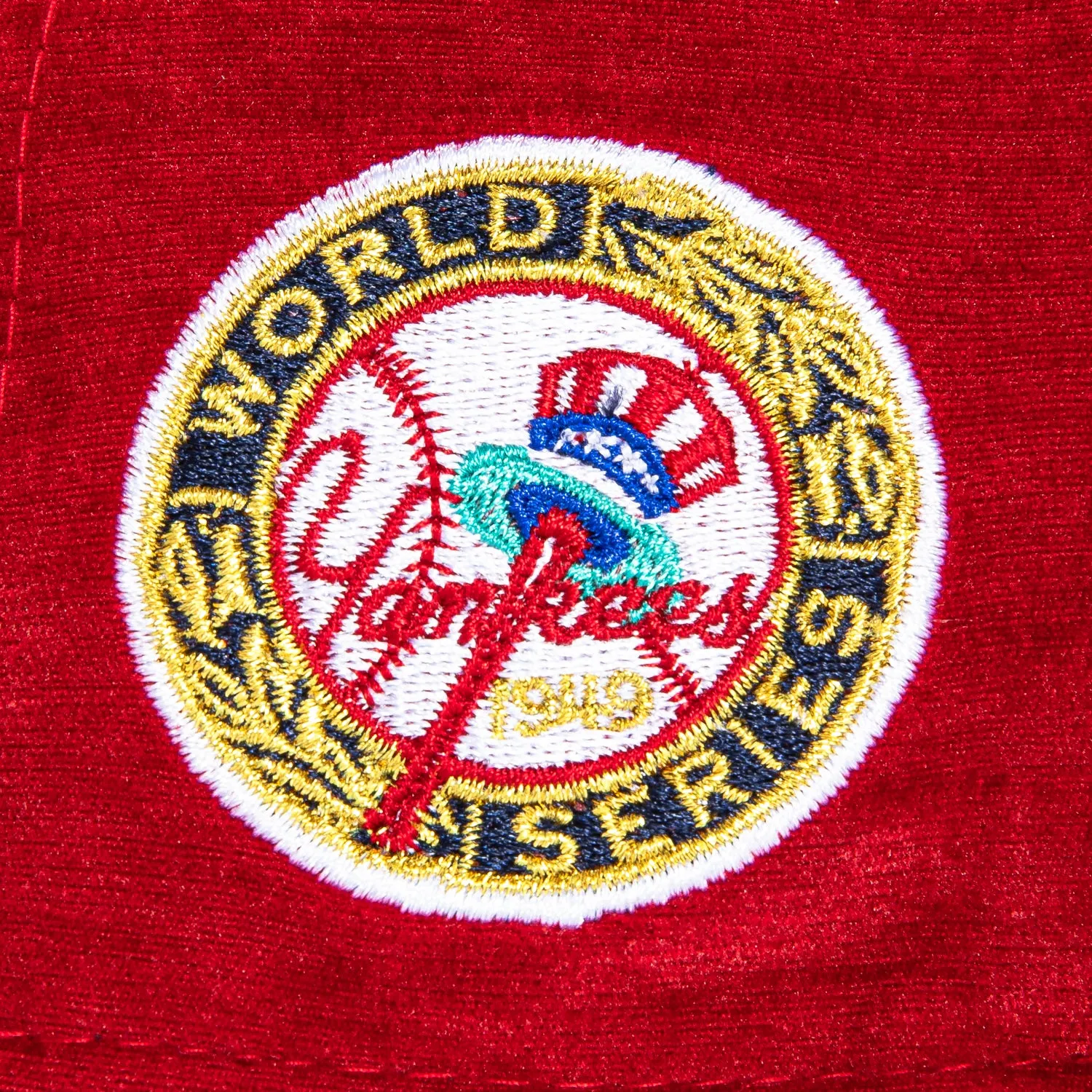 New Era 59Fifty Holiday Party New York Yankees 1949 World Series Patch Hat - Red sold by Hat Club product image thumbnail 5
