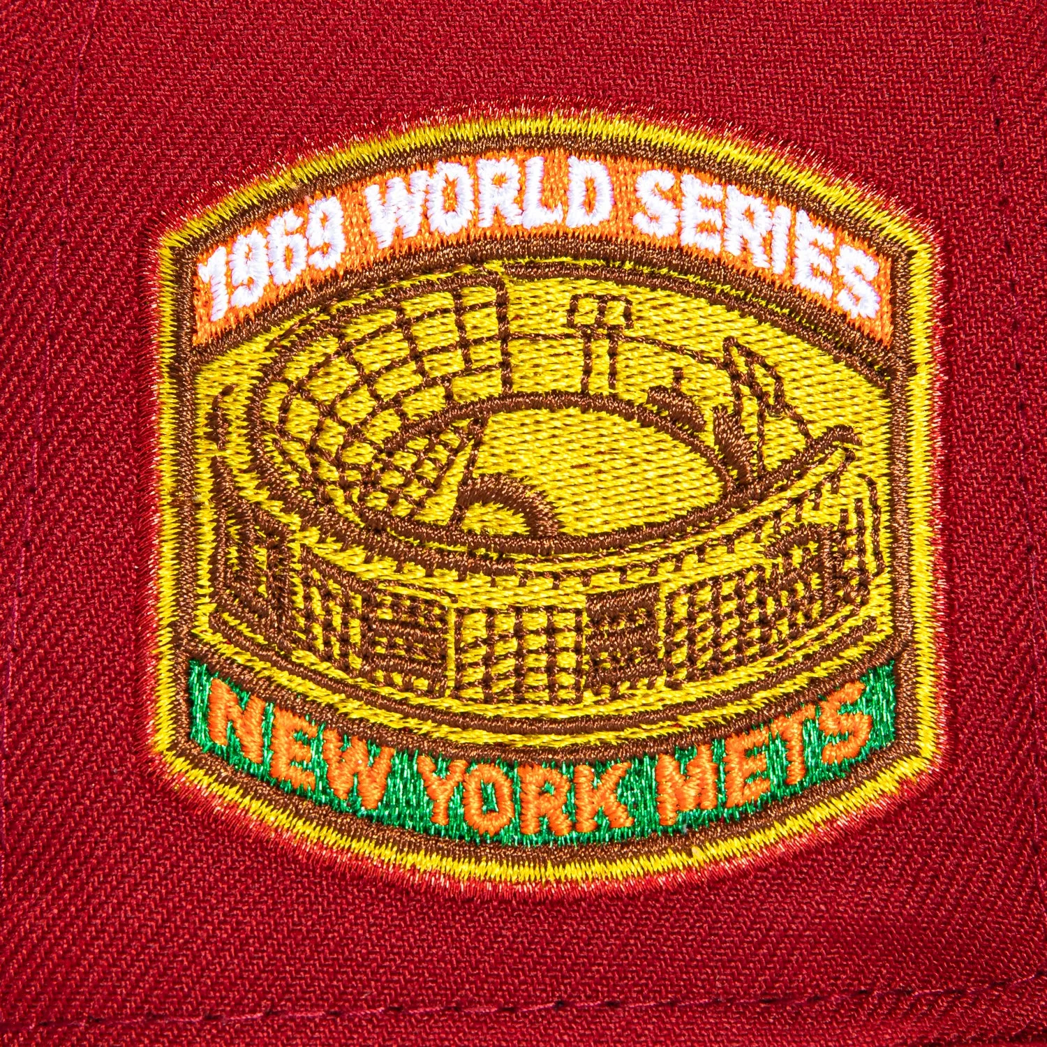 New Era 59Fifty Holiday Party New York Mets 1969 World Series Patch Hat - Brick sold by Hat Club product image thumbnail 5