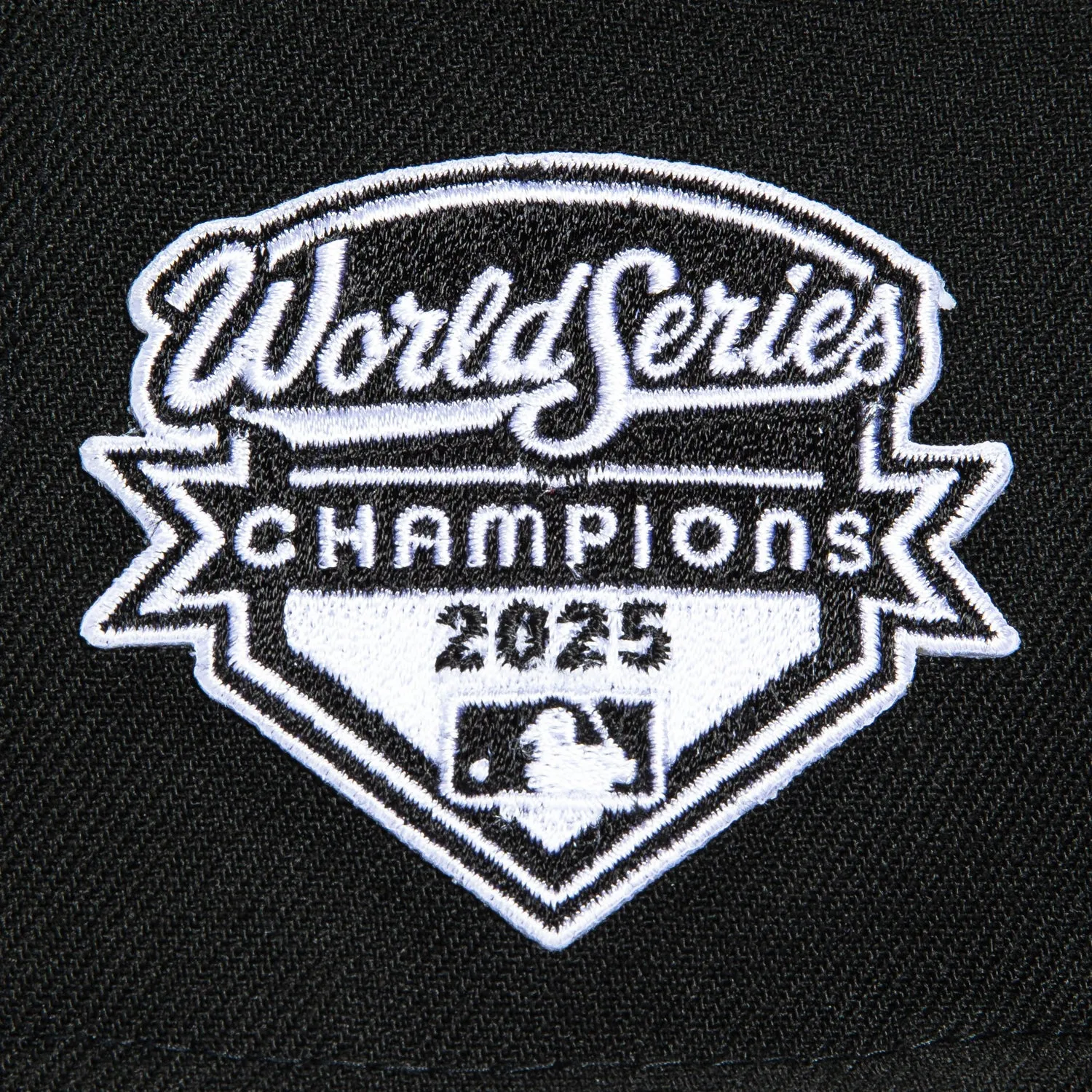 New Era 59Fifty Los Angeles Dodgers 2025 World Series Champions Patch D Hat - Black, White sold by Hat Club product image thumbnail 5