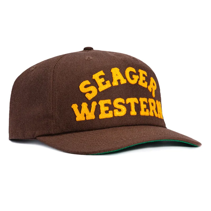 Seager Western Snapback Hat - Brown sold by Hat Club