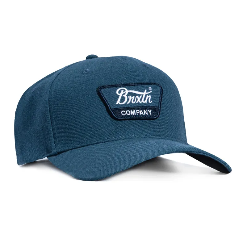 Brixton Linwood Snapback Hat - Navy sold by Hat Club