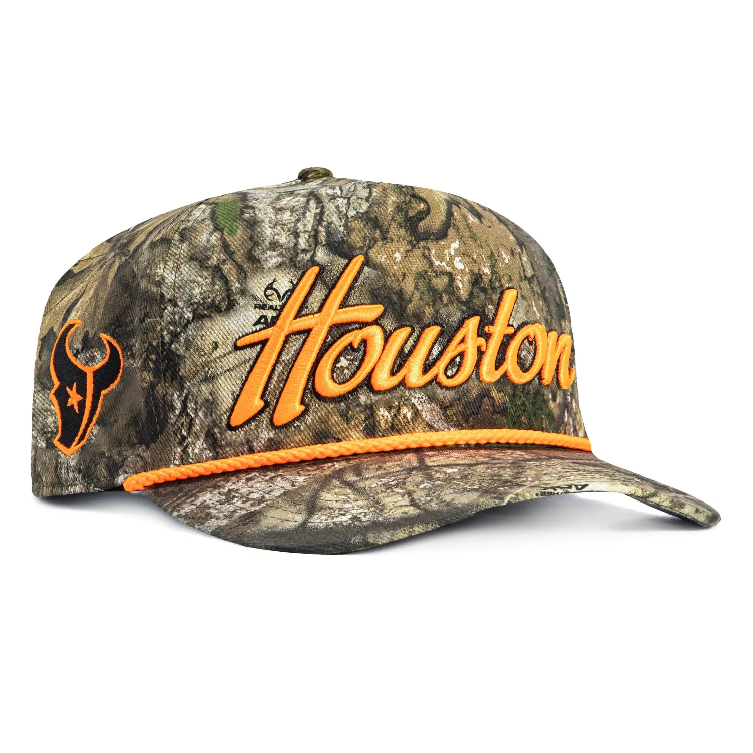 47 Brand Hitch Overhand Houston Texans Rope Snapback Hat - Realtree sold by Hat Club