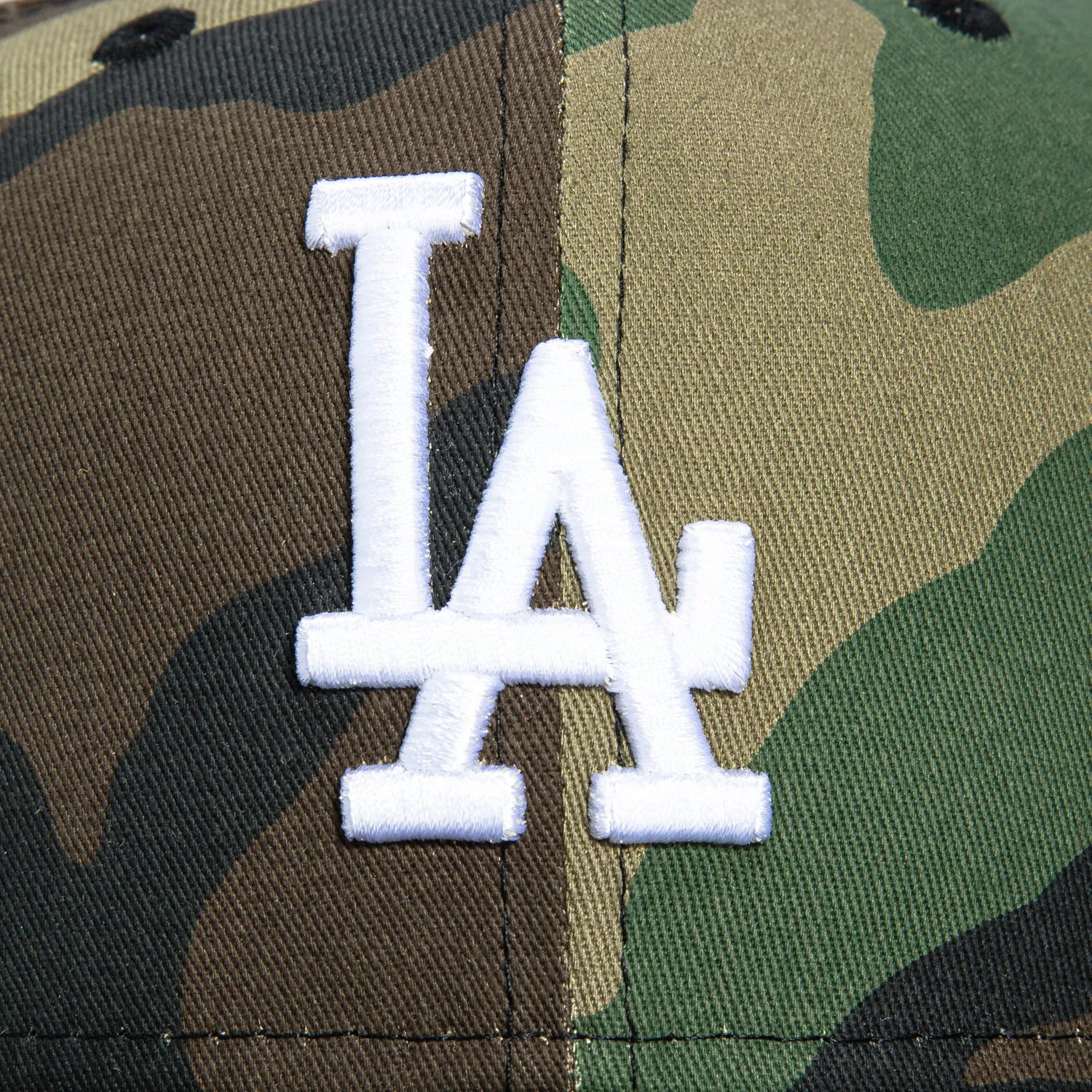 New Era 9Fifty Los Angeles Dodgers 2025 World Series Champions Patch Snapback Hat - Camo sold by Hat Club product image thumbnail 3