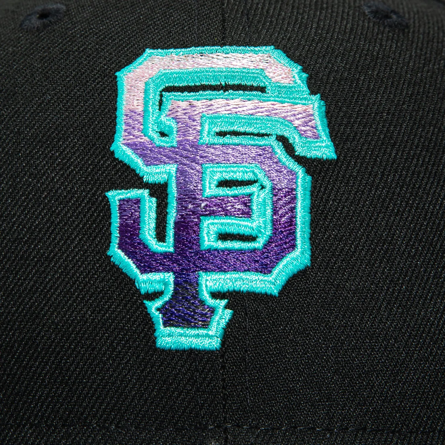 New Era 59Fifty San Francisco Giants 2012 World Series Patch Gradient Light Blue UV Hat - Black, Purple sold by Hat Club product image thumbnail 4