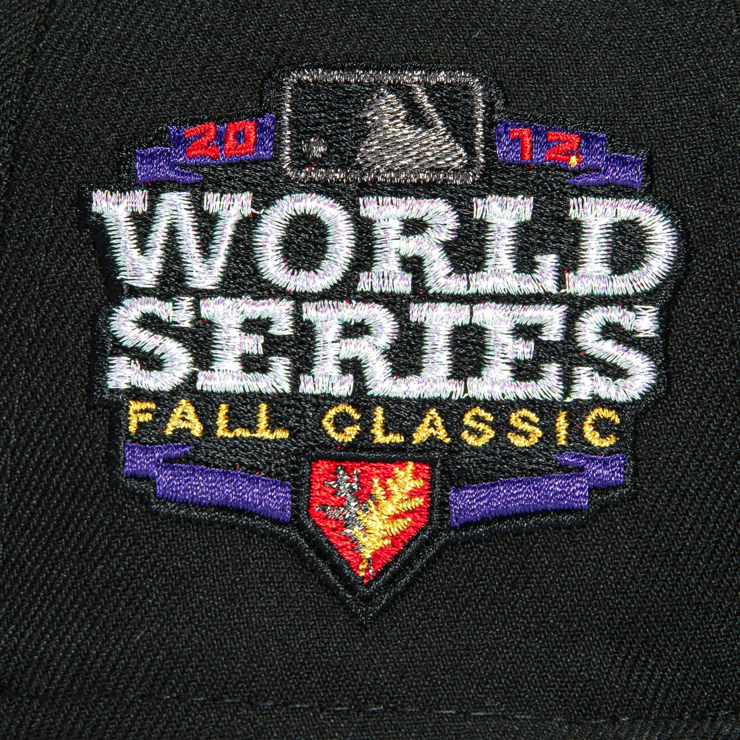 New Era 59Fifty San Francisco Giants 2012 World Series Patch Gradient Light Blue UV Hat - Black, Purple sold by Hat Club product image thumbnail 5