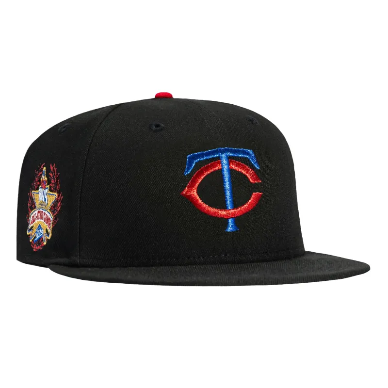 New Era 59Fifty Minnesota Twins 1985 All Star Game Patch Hat - Black, Royal, Red sold by Hat Club