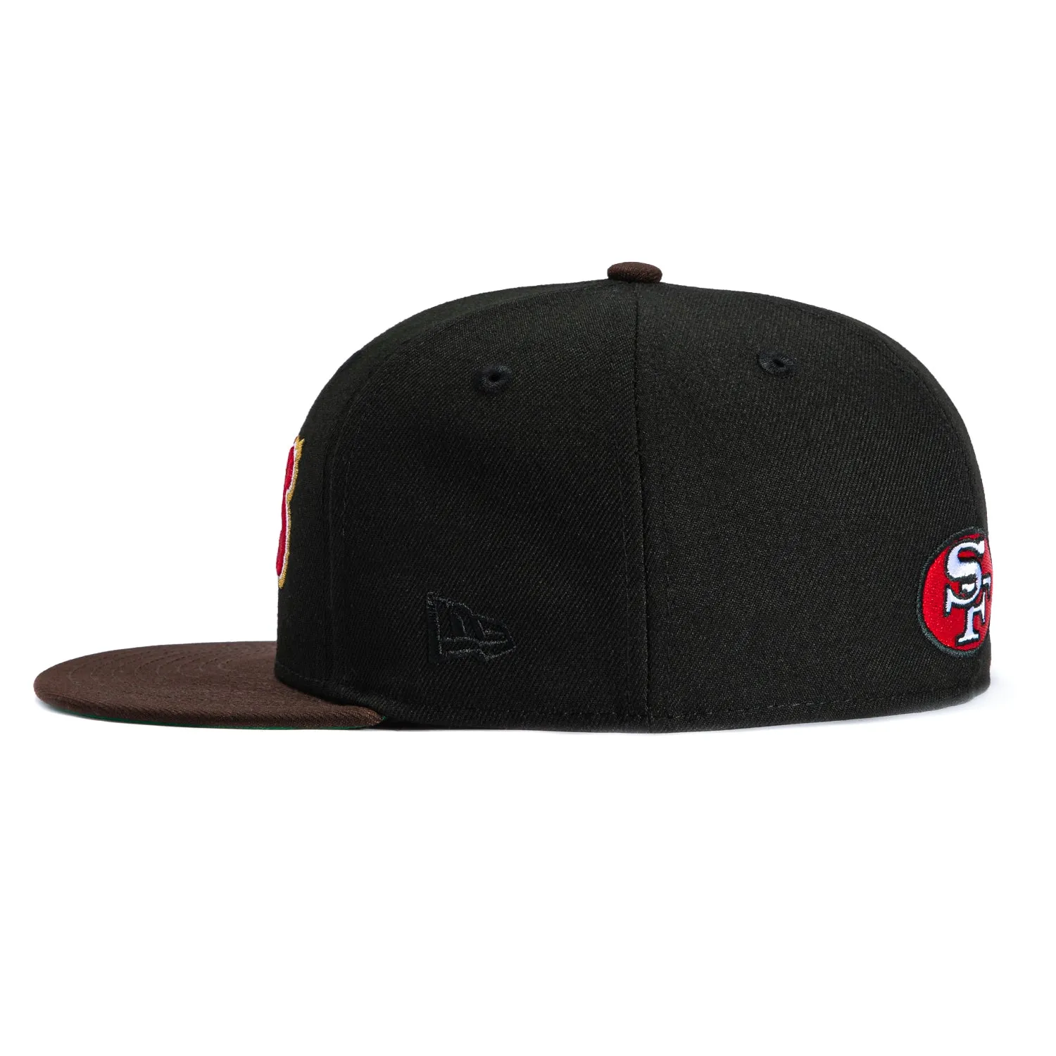 New Era 59Fifty San Francisco 49ers 1995 Super Bowl Champions Patch Word Hat - Black, Brown sold by Hat Club product image thumbnail 3