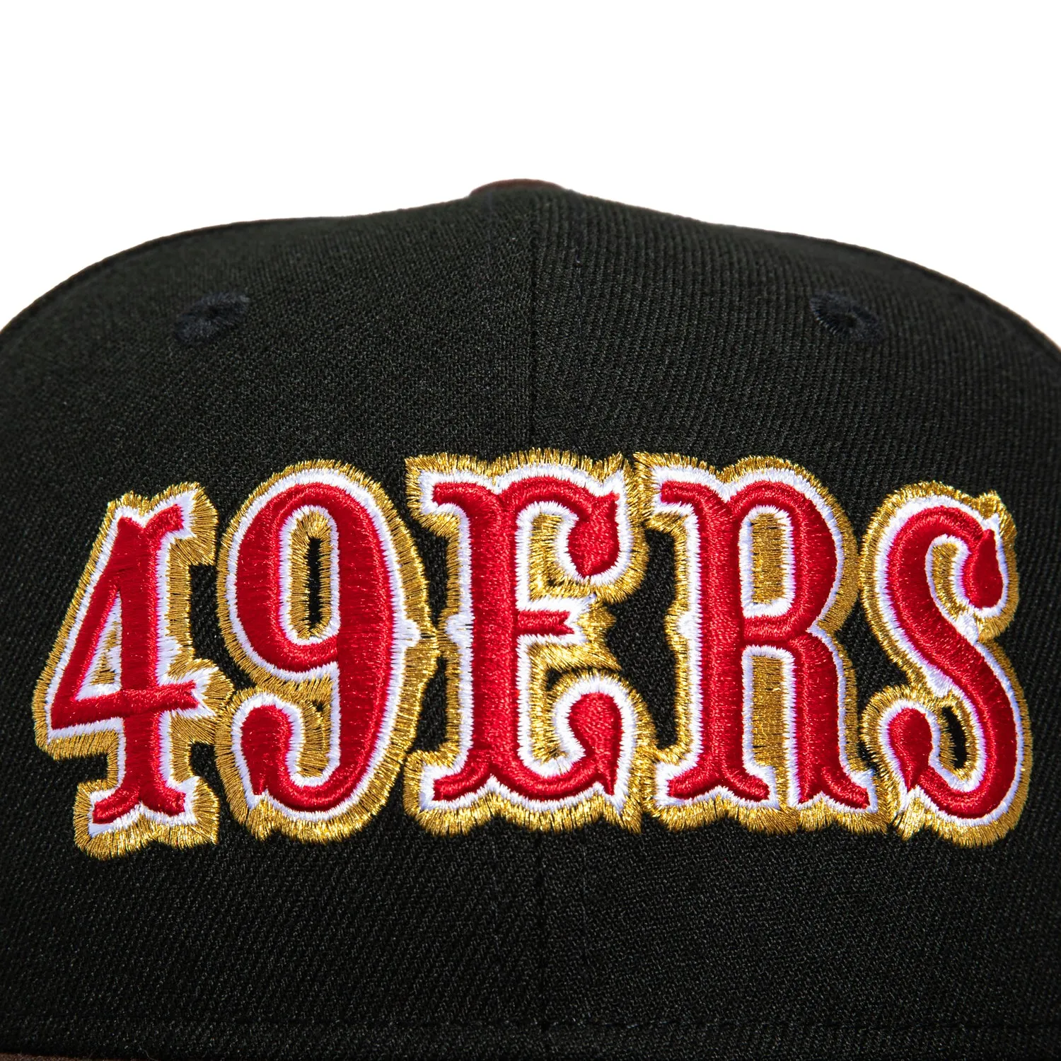 New Era 59Fifty San Francisco 49ers 1995 Super Bowl Champions Patch Word Hat - Black, Brown sold by Hat Club product image thumbnail 4