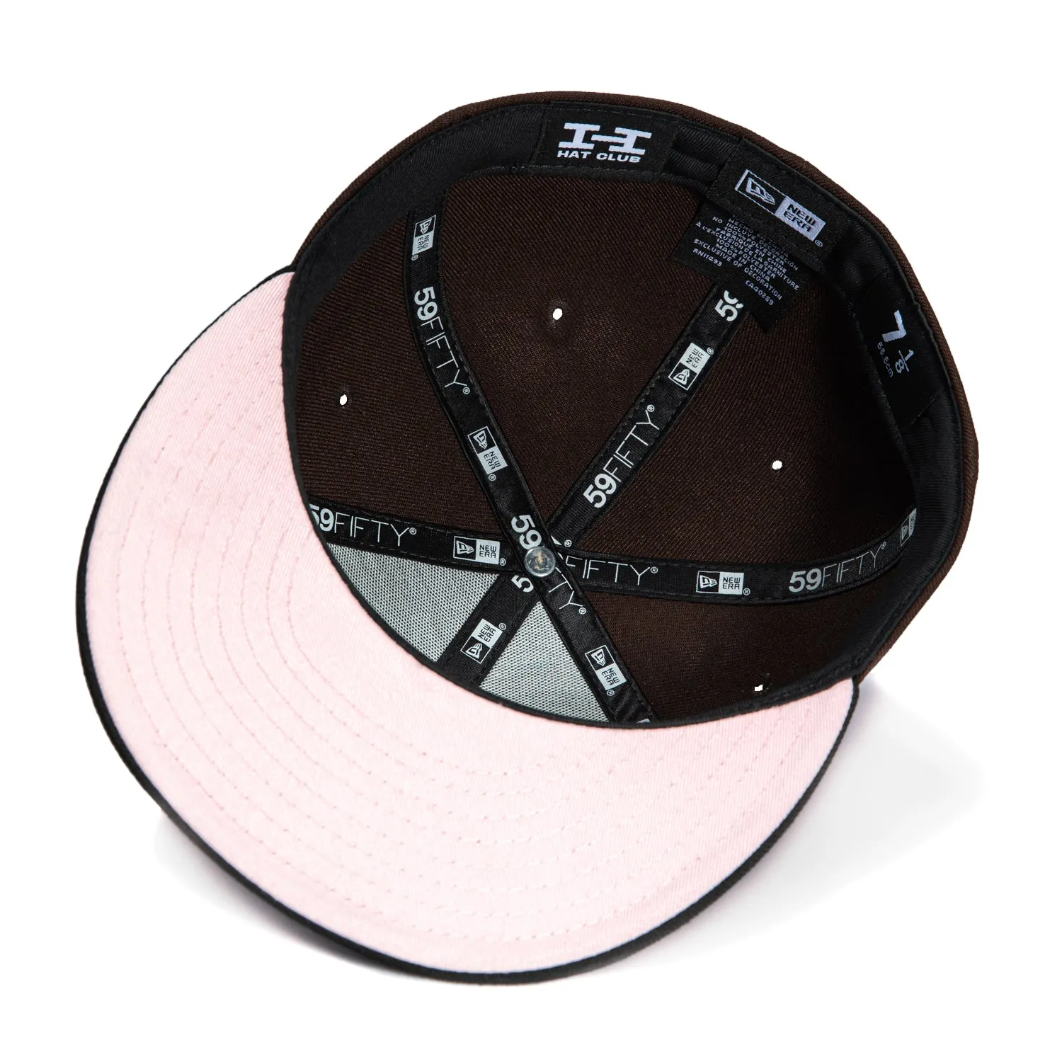 New Era 59Fifty Mexico El Tricolor Mexico Flag Patch Script Pink UV Hat - Brown, Black sold by Hat Club product image thumbnail 2