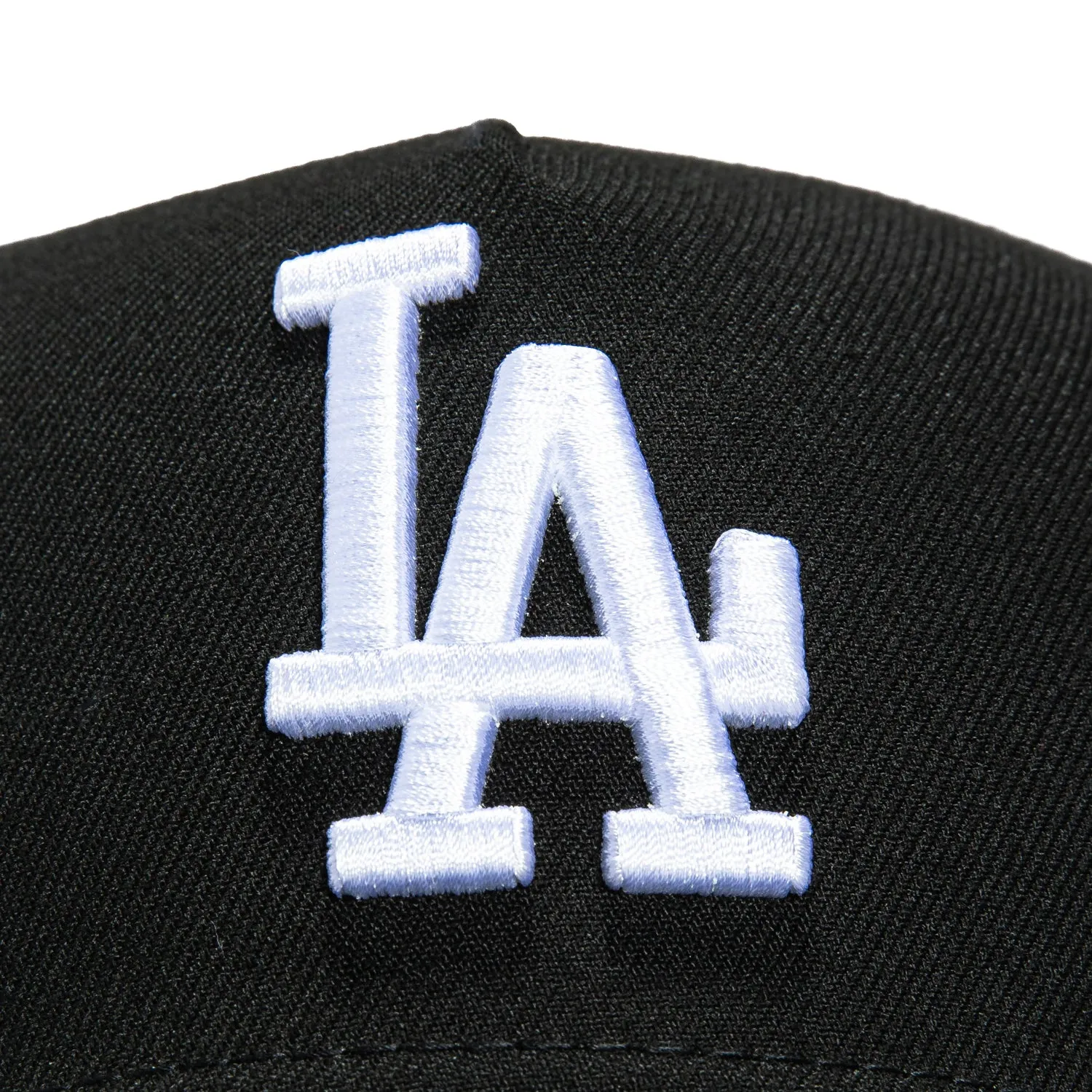 New Era 9Forty A-Frame Los Angeles Dodgers Tribal Tattoo Stitching Patch Snapback Hat - Black, White sold by Hat Club product image thumbnail 3