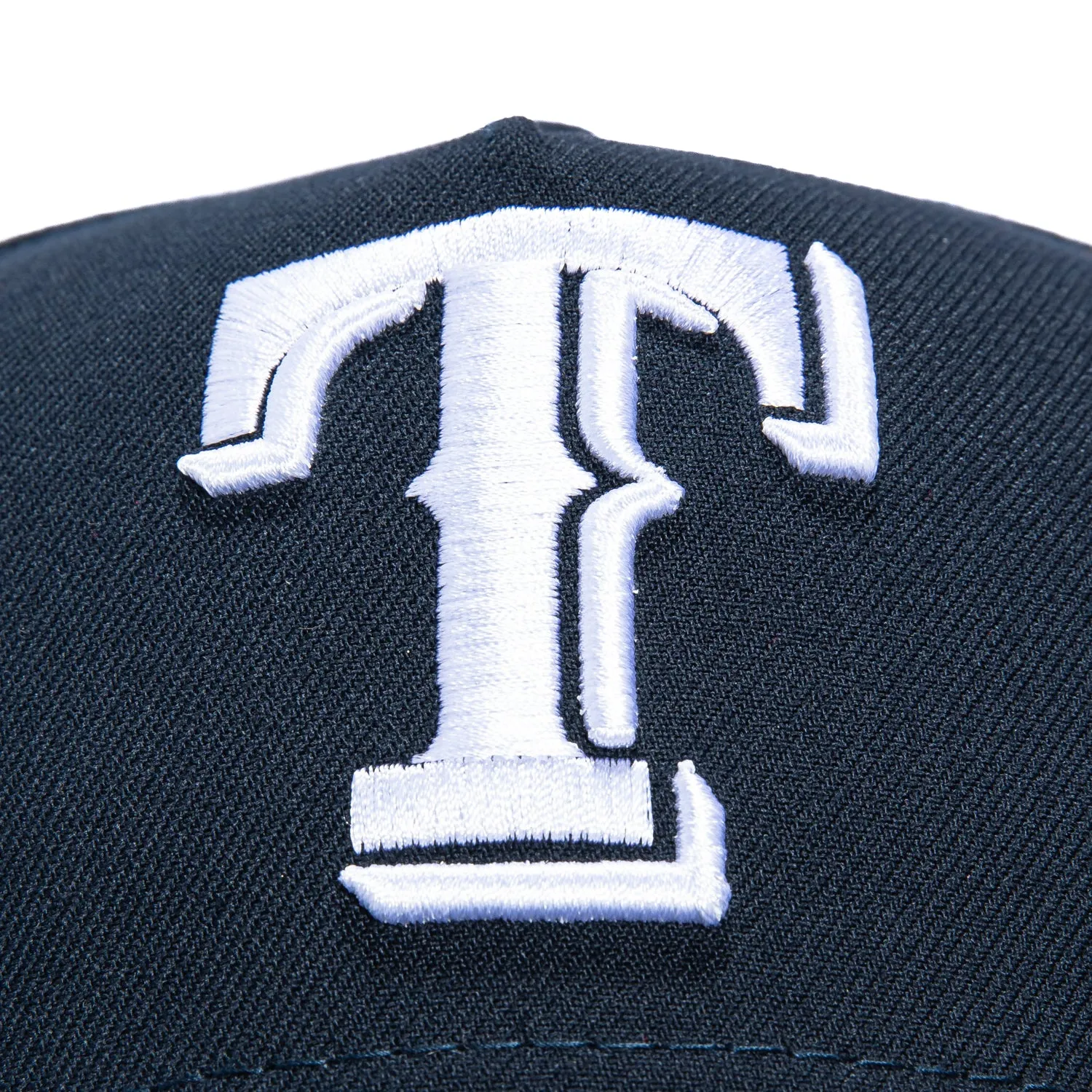New Era 9Forty A-Frame Texas Rangers Tribal Tattoo Stitching Patch Snapback Hat - Navy, White sold by Hat Club product image thumbnail 3