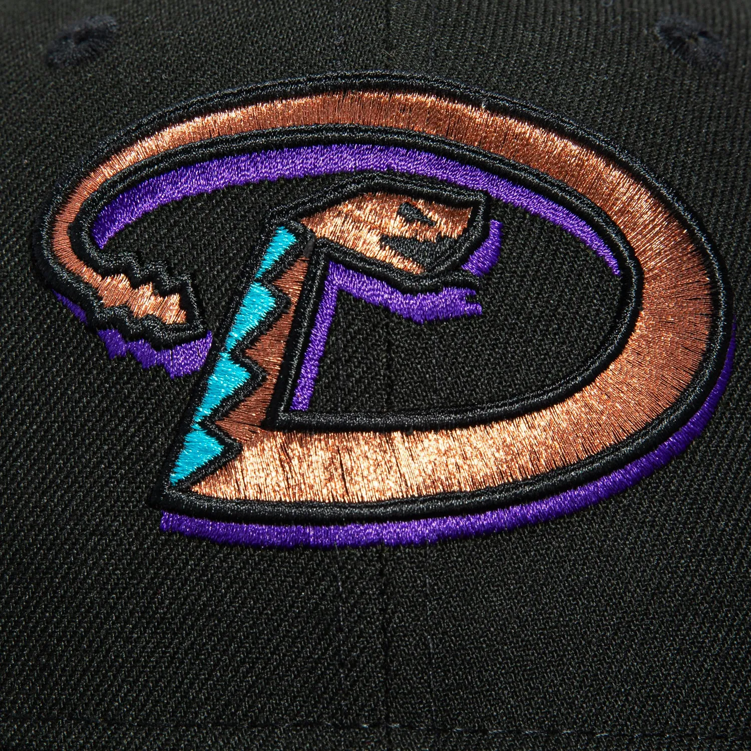 New Era 59Fifty Arizona Diamondbacks Gold Cooperstown Collection Patch D Hat - Black sold by Hat Club product image thumbnail 4