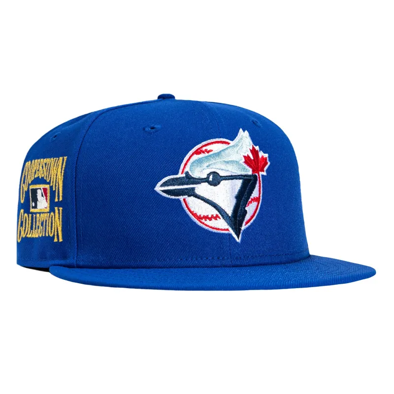 New Era 59Fifty Toronto Blue Jays Gold Cooperstown Collection Patch 1993 Hat - Royal sold by Hat Club