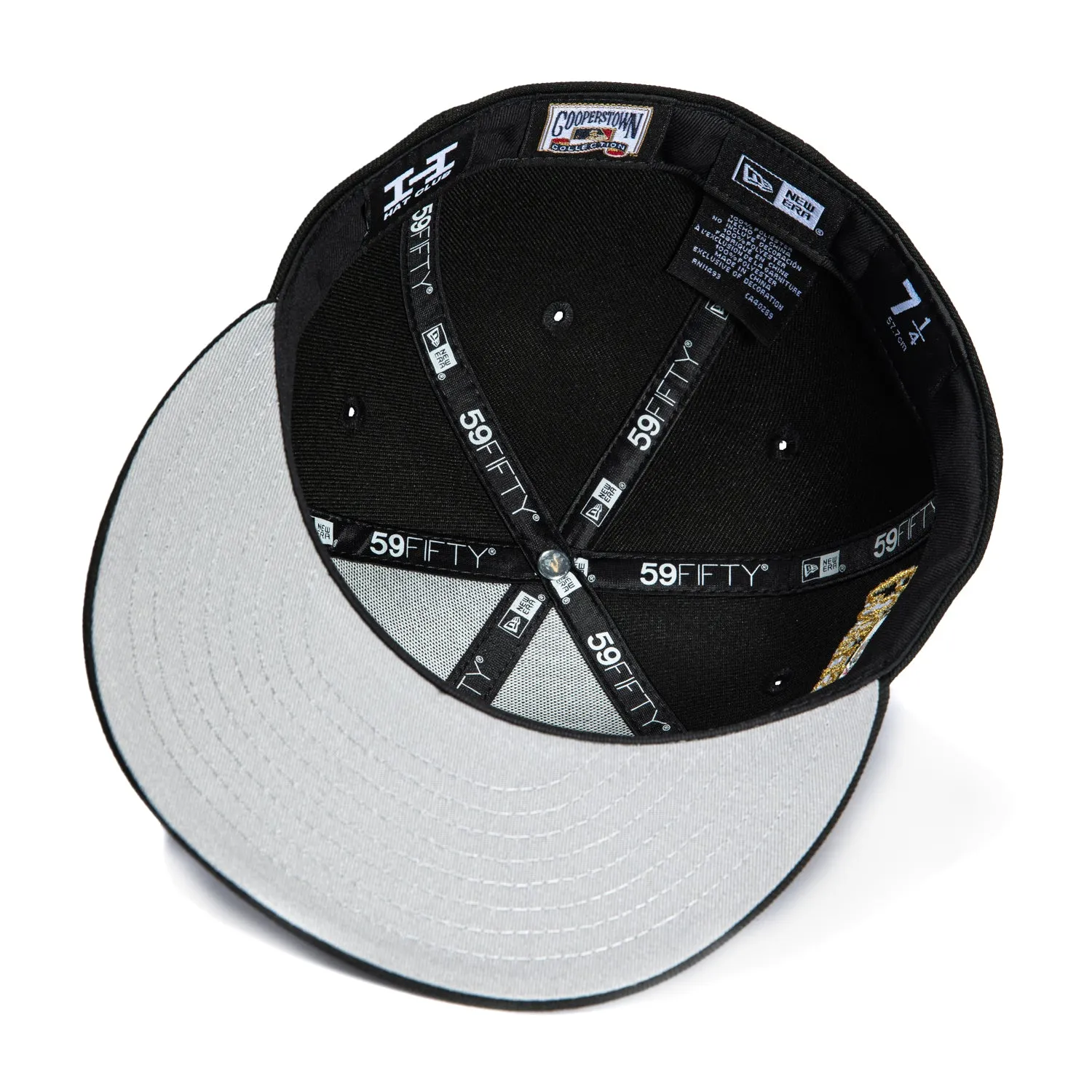 New Era 59Fifty Miami Marlins Gold Cooperstown Collection Patch 1993 Hat - Black sold by Hat Club product image thumbnail 2