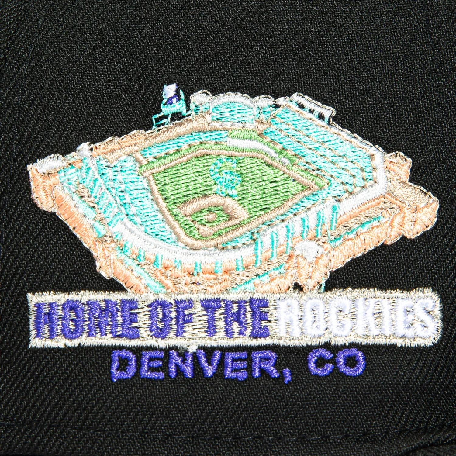 New Era 59Fifty Colorado Rockies Stadium Patch Hat - Black, White sold by Hat Club product image thumbnail 5