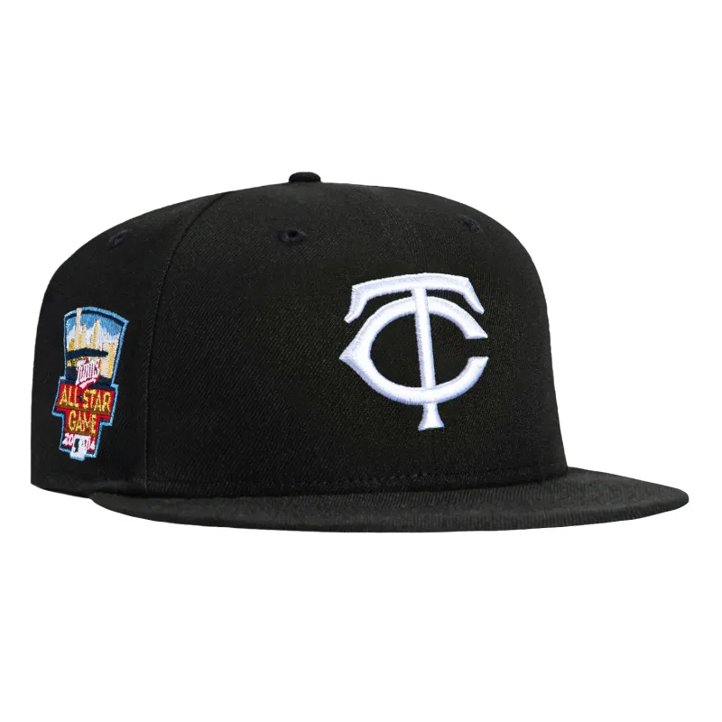 New Era 59Fifty Minnesota Twins 2014 All Star Game Patch Hat - Black, White sold by Hat Club