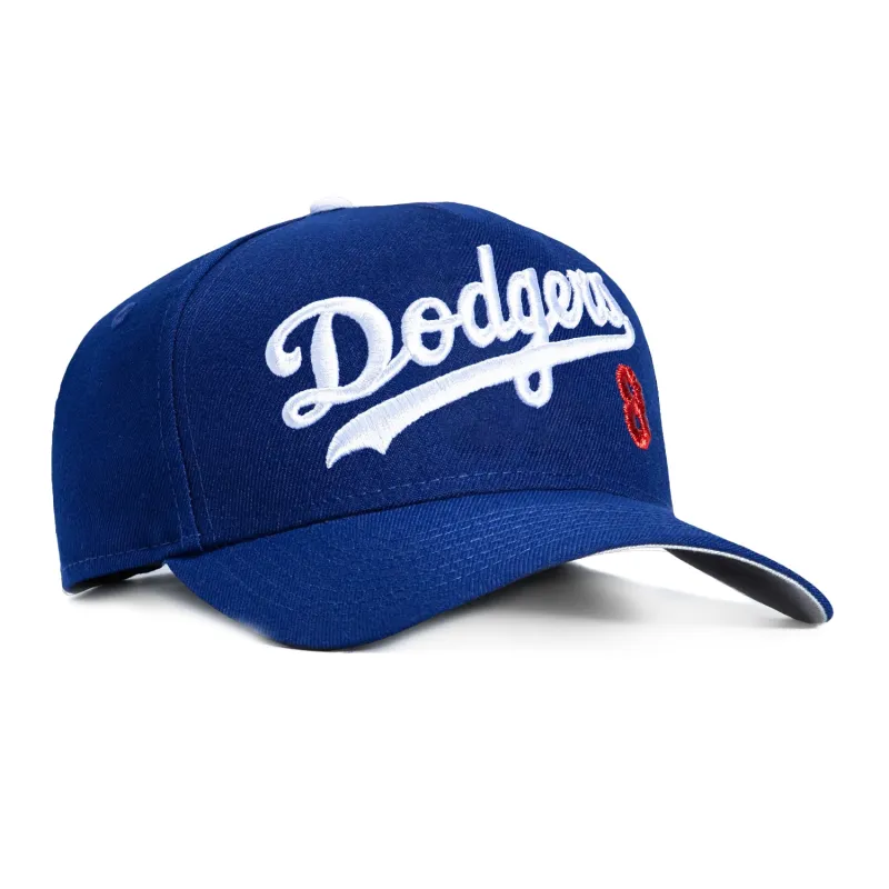 New Era 9Forty A-Frame Los Angeles Dodgers Script 8 Snapback Hat - Royal sold by Hat Club
