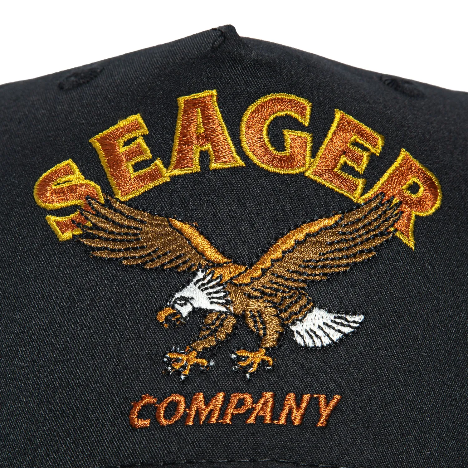 Seager Western Brand Bradley Snapback Hat - Black sold by Hat Club product image thumbnail 3