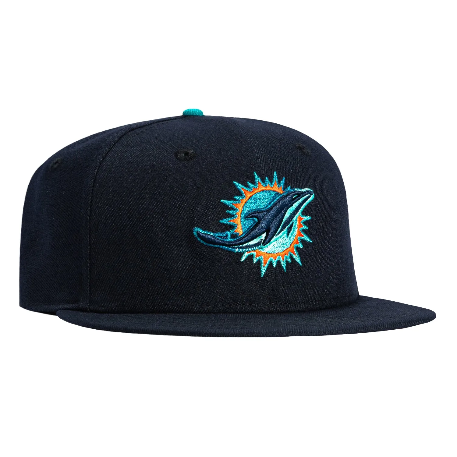 New Era 59Fifty Rivals Miami Dolphins Hat - Navy sold by Hat Club