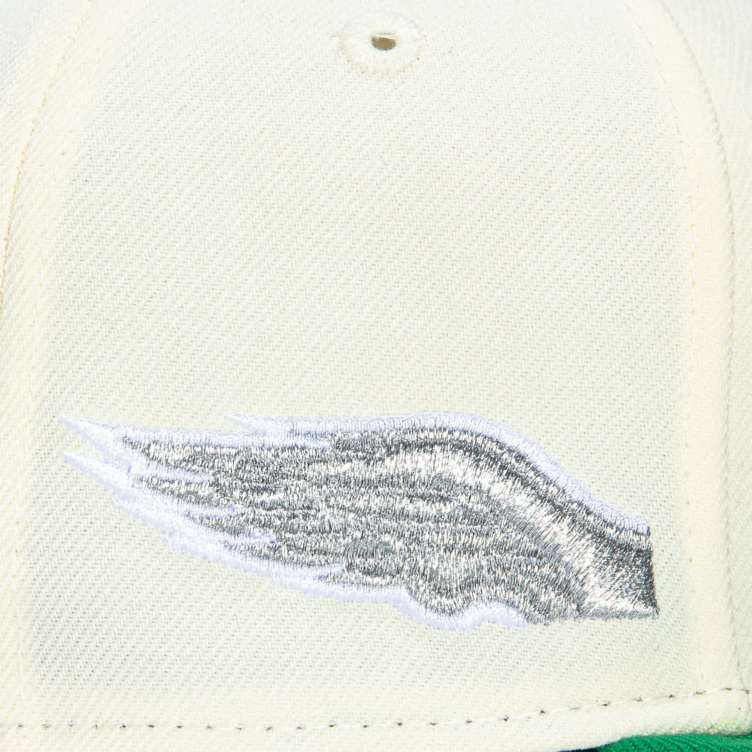 New Era 59Fifty Philadelphia Eagles Wing Patch 1989 Hat - White, Kelly Green sold by Hat Club product image thumbnail 5