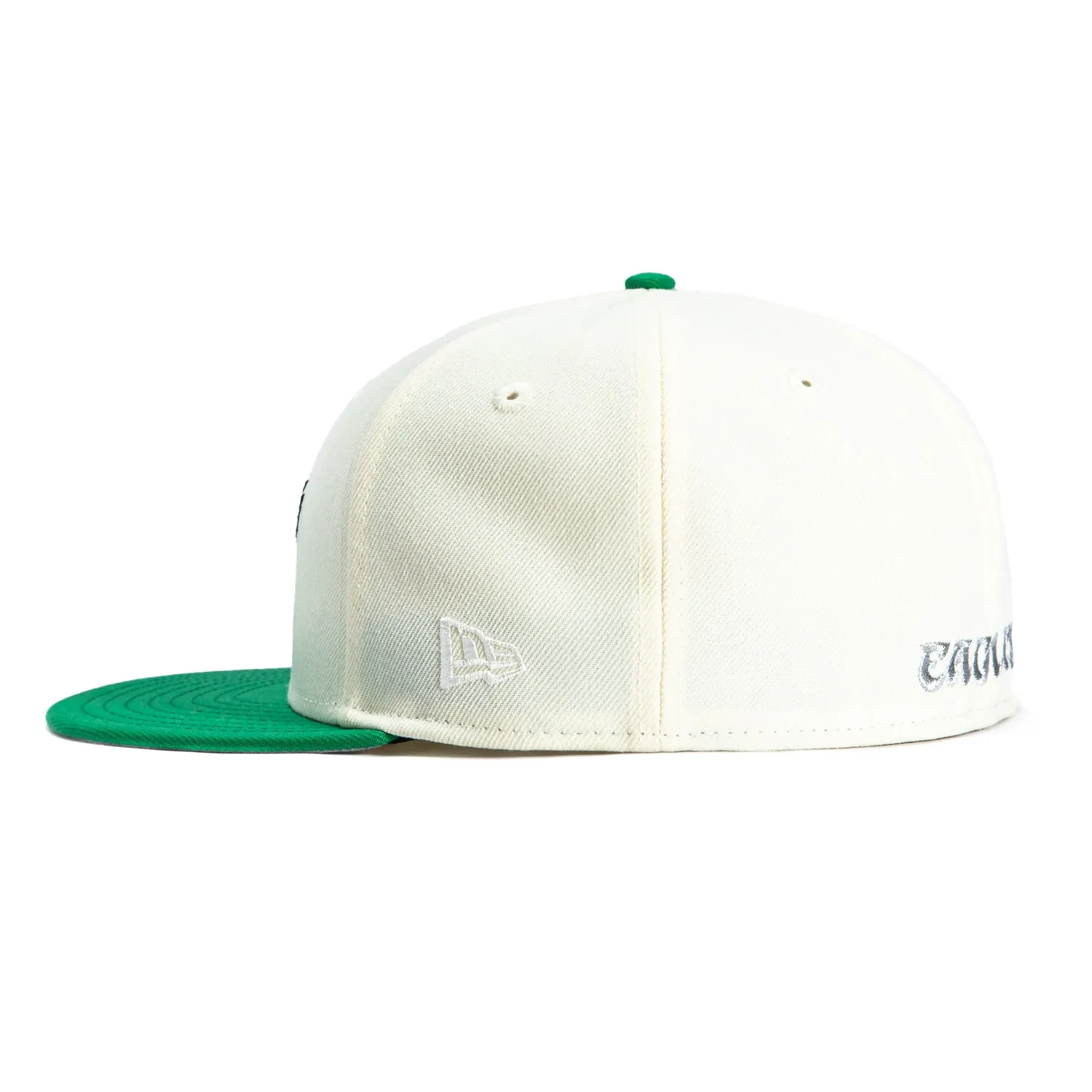 New Era 59Fifty Philadelphia Eagles Wing Patch 1989 Hat - White, Kelly Green sold by Hat Club product image thumbnail 3