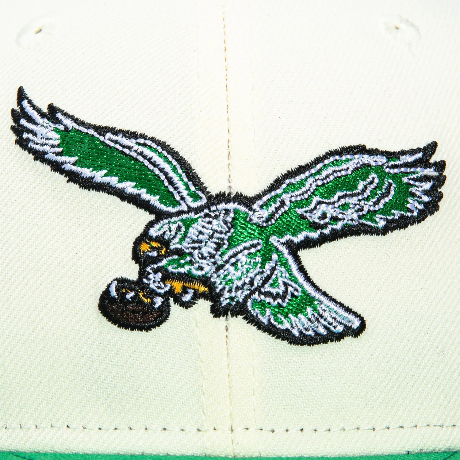 New Era 59Fifty Philadelphia Eagles Wing Patch 1989 Hat - White, Kelly Green sold by Hat Club product image thumbnail 4