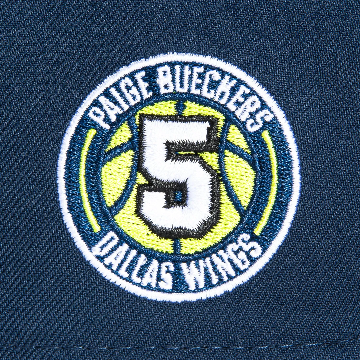 New Era 9Forty A-Frame Dallas Wings Paige Bueckers Circle Patch Snapback Hat - Navy, Black sold by Hat Club product image thumbnail 4