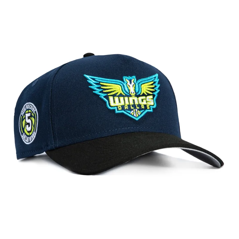 New Era 9Forty A-Frame Dallas Wings Paige Bueckers Circle Patch Snapback Hat - Navy, Black made by New Era