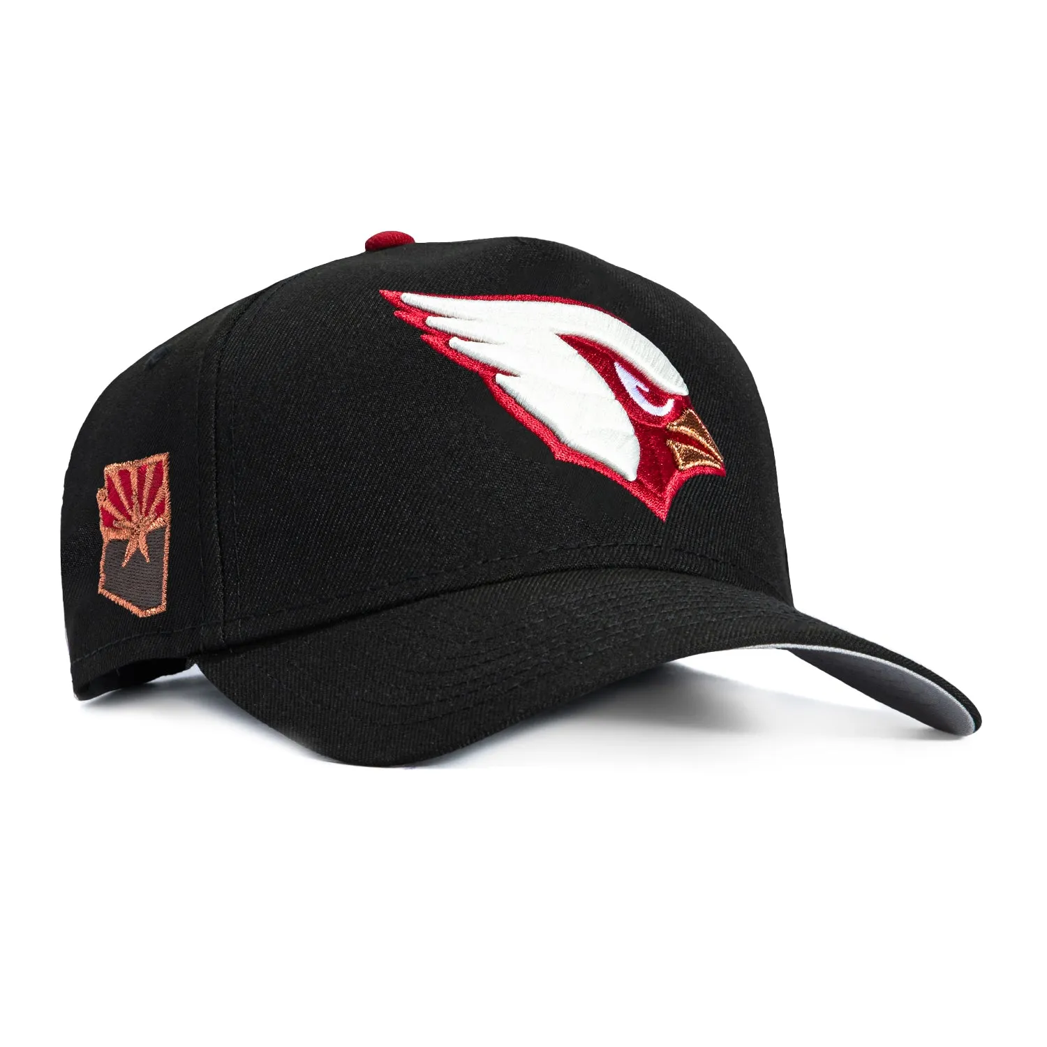 New Era 9Forty A-Frame Rivals Arizona Cardinals State Patch Snapback Hat - Black sold by Hat Club